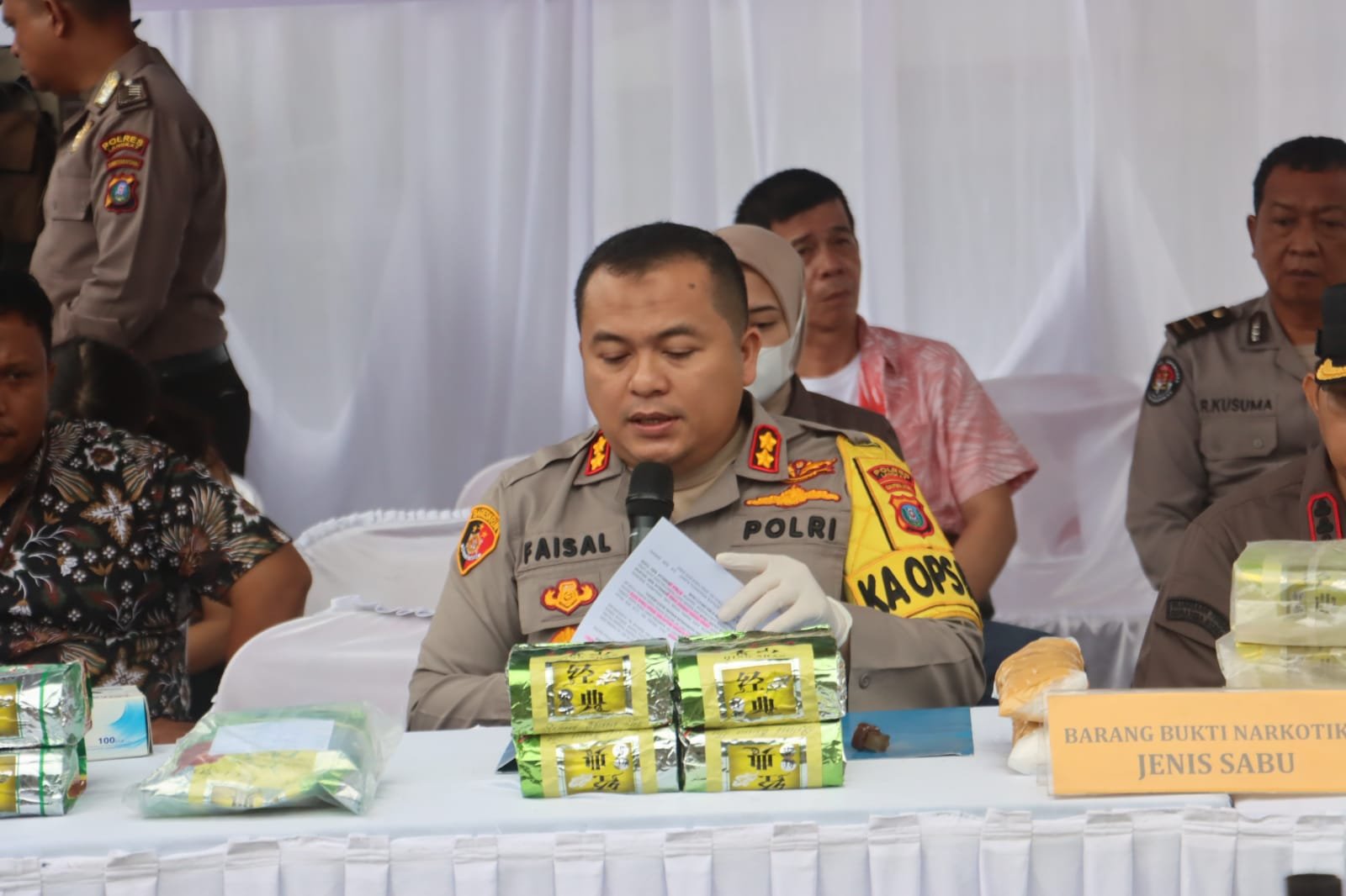 Pemusnahan narkoba Polres Langkat2