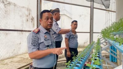 Kembangkan Skill WBP, Rutan Tanjung Pura Kanwil Kemenkumham Sumut Fasilitasi Program Budidaya Tanaman Hidroponik