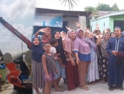 Ricky Anthony Realisasikan Pendirian Tiang Listrik, Warga Desa Karang Rejo Stabat Riang Gembira