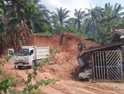 Oknum Pamen Poldasu Diduga Kelola Galian C Ilegal di Langkat