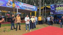 Dibuka Wakil DPP Golkar Pusat, 16 Tim ikuti turnamen Voli yang digelar Ketua PBVSI Langkat Edi Bahagia dan CV Wampu Arih Ersada