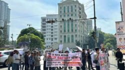 Diduga Dibekingi Oknum DPRD, Ratusan Massa Gelar Aksi Terkait Bangunan Liar di Kota Medan