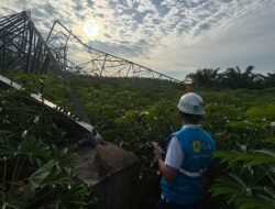 PLN Gerak Cepat Pulihkan 12 Tower Transmisi Listrik Roboh Akibat Cuaca Buruk